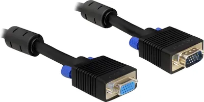 Produktbild von Delock - VGA-Verlängerungskabel - HD-15 (VGA) (M) zu HD-15 (VGA) (W) - 5 m