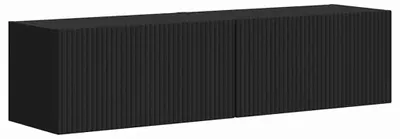 Produktbild von TV-Wandschrank 2 pcs Schwarz 60 x 31 x 29,5 cm Holzwerkstoff