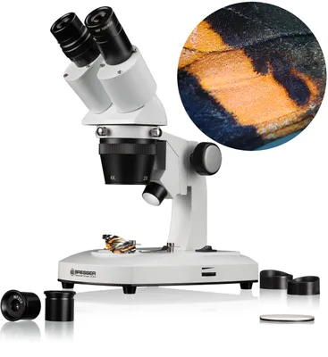 Produktbild von Bresser Optics Researcher ICD, Digitales Mikroskop, Schwarz, Weiß, 80x, 20x