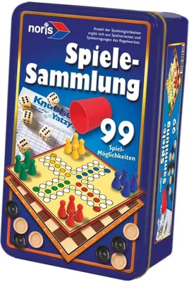 Imagen del producto de Colección de juegos Noris "99iger" en estuche de metal; número de artículo: 606112580