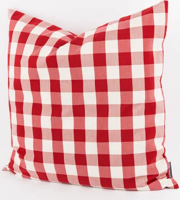 Produktbild von Kissenhülle Karos rot weiß div. Größen SCHÖNER LEBEN Größe 80x80cm (HxB) 80x80cm (HxB) Größe