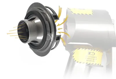 Productafbeelding van Motor achterafdekking met HEPA-filteradapter - Reserveonderdeel voor stofzuiger - Compatibel met V7 en V8 modellen