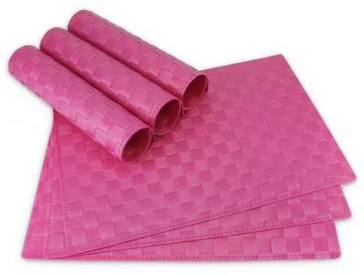 Produktbild von Tischsets MODERN 6er Set Pink als Tischuntersetzer