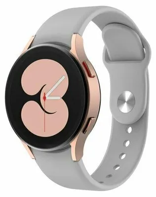 Produktbild von By Qubix Sportarmband - Grau - passend für Samsung Galaxy Watch 6 - 40 mm & 44 mm