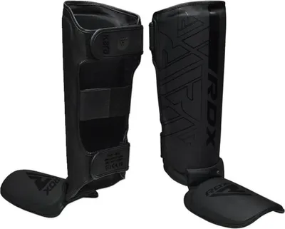 Image de RDX Sports F6 KARA Protège-tibias et cou-de-pied - Noir mat - XL