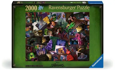 Imagen del producto de Ravensburger Villainous: Todos los villanos, 2000 piezas, Arte, a partir de 14 años