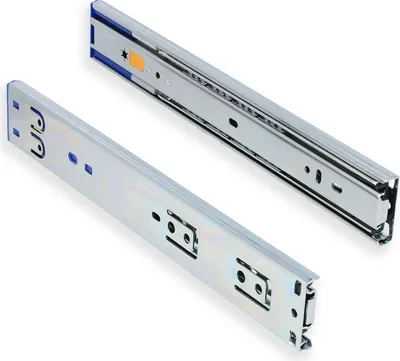 Produktbild von 1 Paar Schubladenauszüge Soft Close Funktion Teleskopauszug 45mm Korpusschiene 400mm