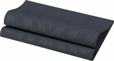 Produktbild von 40 Duni Elegance® Servietten, Lily schwarz, 40x40cm, 168438