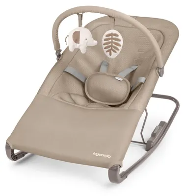 Image de Ingenuity Nestlé Vibrations, transat pour bébé pliable et léger, avec fonction de vibration