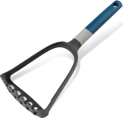 Produktbild von Kartoffelstampfer mit Spaghettilöffel zum Stampfen von Gemüse & Co zu Brei, inklusive Nudellöffel