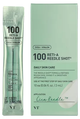 Produktbild von 2ml x 10 pieces VT Cosmetics 100 Cica Reti-A Reedle Shot