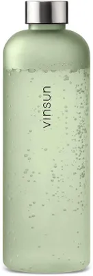 Productafbeelding van Vinsun Waterfles 1,5L Groen - Herbruikbaar, BPA-vrij, Tritan