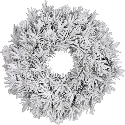 Produktbild von Black Box Trees Dinsmore Weihnachtskranz - Ø60 cm - Grün Frosted