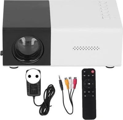 Productafbeelding van Mini-projector 1080P met ingebouwde speakers, compact voor een thuisbioscoop, compatibel met smartphones en laptops