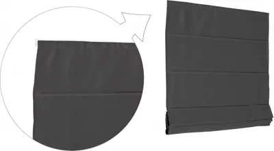 Zdjęcie produktu dla Rolety rzymskie Basic 120x175 cm antracytowe