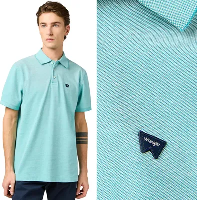 Immagine prodotto di WRANGLER uomo, polo REFINED POLO SHIRT, S, verde, polo, uomo,