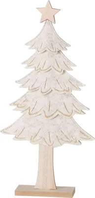 Produktbild von Deko-Aufsteller Janne H47cm aus Holz & Filz Tanne Weihnachts-Baum Advent X-Mas
