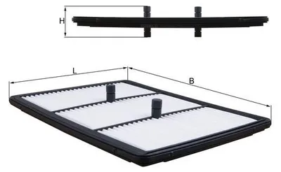 Produktbild von Luftfilter MAHLE LX 5824 für HYUNDAI IONIQ (AE) Filtereinsatz