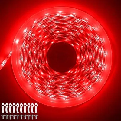 Immagine prodotto di Striscia LED rossa da 24 V, SMD2835, impermeabile e flessibile