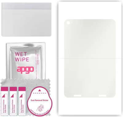 Produktbild von apgo Rückseite Schutzfolie, Matt, kompatibel mit Xiaomi Mi Pad 3, Hinten Hydrogel-Displayschutzfolie mit Positionierhilfe, kratzfest, einfache Montage