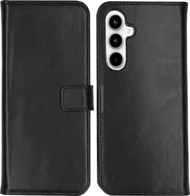 Zdjęcie produktu dla Selencia Etui ze skóry naturalnej na Samsung Galaxy A55 - czarny