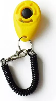 Immagine prodotto di Clicker per animali domestici 6 x 4 x 1,75 cm giallo