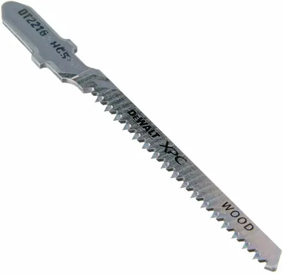 Produktbild von 5 X DeWalt XPC Holzstichsägeblätter  HCS (Wood) T-Aufnahme) DT2216