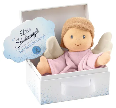 Image de Sterntaler Doudou ange gardien rose