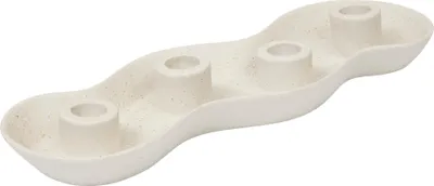 Immagine prodotto di Portacandele Cheri bianco 32x3,5 cm  - Atmosphera, arredamento d'interni