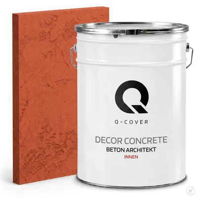 Produktbild von Beton Architekt 15 Kg 10 m2 Rostig 15 kg | Dekorativerputz | Kellepnputz | Gebrauchsfertige | Betonmasse Betonoptik Dekoratives Beton Innen