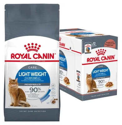 Zdjęcie produktu dla Royal Canin Light Weight 8kg+12x85g Karma Dla Dorosłego Kota