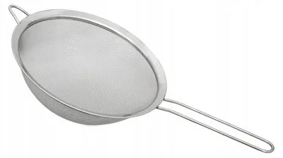 Zdjęcie produktu dla Sitko Stalowe 14 Cm Cedzak Kuchenny Z Uchwytem Do Odcedzania