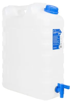 Zdjęcie produktu dla Vidaxl - Zbiornik na wodę z uchwytem 20 l plastikowy przezroczysty