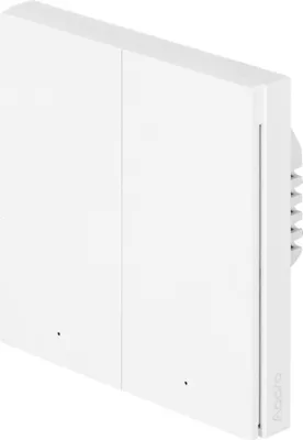 Immagine prodotto di Aqara WS-EUK04 Interruttore a parete intelligente H1 (con neutro, doppio bilanciere)