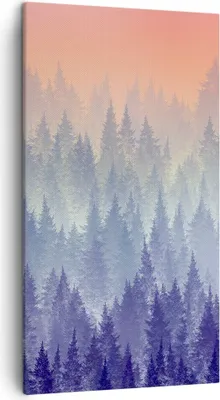 Produktbild von Bild auf Leinwand - Leinwandbild - Wald Baum Natur - 45x80cm - Wand Bild - Wanddeko - Wandbilder - Leinwanddruck - Bilder - Kunstdruck - Wanddekoration - Leinwand bilder - Wandkunst - PA45x80-3929