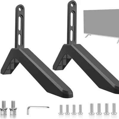 Produktbild von Universeller TV Standfuß, Tischhalterung, Aluminium Basis, für 32-70 Zoll Fernseher, stabil, rutschfest, einfache Montage