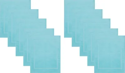 Produktbild von Betz 10 Stück Badvorleger 50x70 cm PREMIUM Badematte Badteppich Duschvorleger 100% Baumwolle 650g/m²  Farbe: türkis