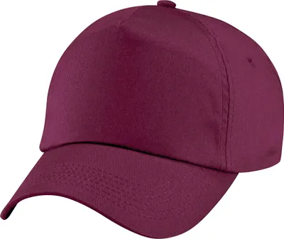 Image de Beechfield casquette de baseball unie Junior Original unicolore RW217 (taille unique) (Bourgogne)
