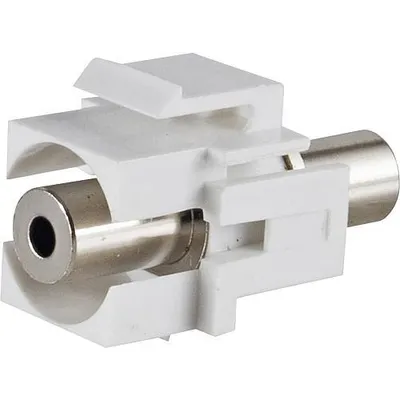 Produktbild von S/CONN maximum connectivity Netzwerk Adapter-Keystone Verbinder 3,5mm Klinken-Buchse (08-10060)