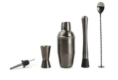 Produktbild von Salt & Pepper Cocktailset Bar Schwarz 7-teilig