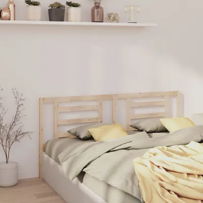 Produktbild von vidaXL Kopfteil 206x4x100 cm Massivholz Kiefer - Kopfteil - Kopfteile - Bettkopfteil - Holzkopfteil