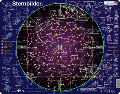 Produktbild von Larsen Puzzle - Sternbilder 70-tlg