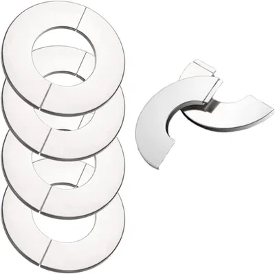 Imagen del producto de Conector para tuberías de agua, de 35 mm, juego de 5 unidades, acero inoxidable