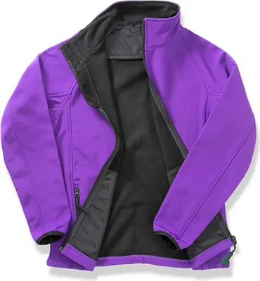 Produktbild von Result Core R231F | Ladies Soft Shell Jacke - Wasserabweisend - Farbe: Purple/Black - Größe: L