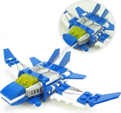 Image de Jouets de construction modèle réduit Navette spatiale Navire de guerre Modèle de tank Jouets de déformation pour enfants - Type C