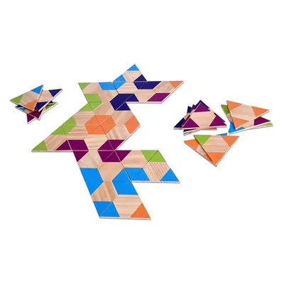 Image de Triangle Domino en bois