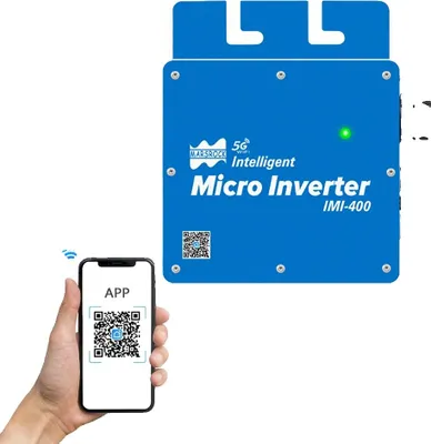 Obrázek produktu pro Mikroměnič, vodotěsný IP65, monitorování WIFI, 400W, 230V, 22-50V