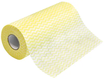 Obrázek produktu pro HygoClean 316180 Spültücher gelb-weiß Viskose/Polyester Rolle 20 x 40 cm 50 Blatt/Rolle