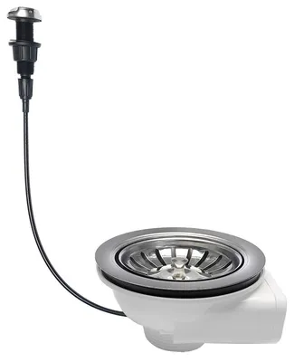 Produktbild von Waschbecken edelstahl auslass 6/4" mit Kontrolle
