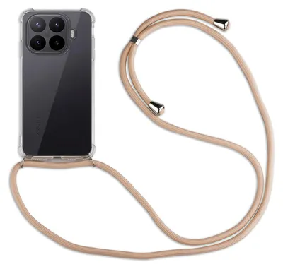 Produktbild von Handykette für Xiaomi 17T Pro Hülle mit Band Case Handyhülle mit Kette in Beige